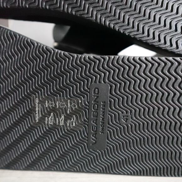 Vagabond Erin Black Strap Sandal Size 41 - Picture 13 of 14